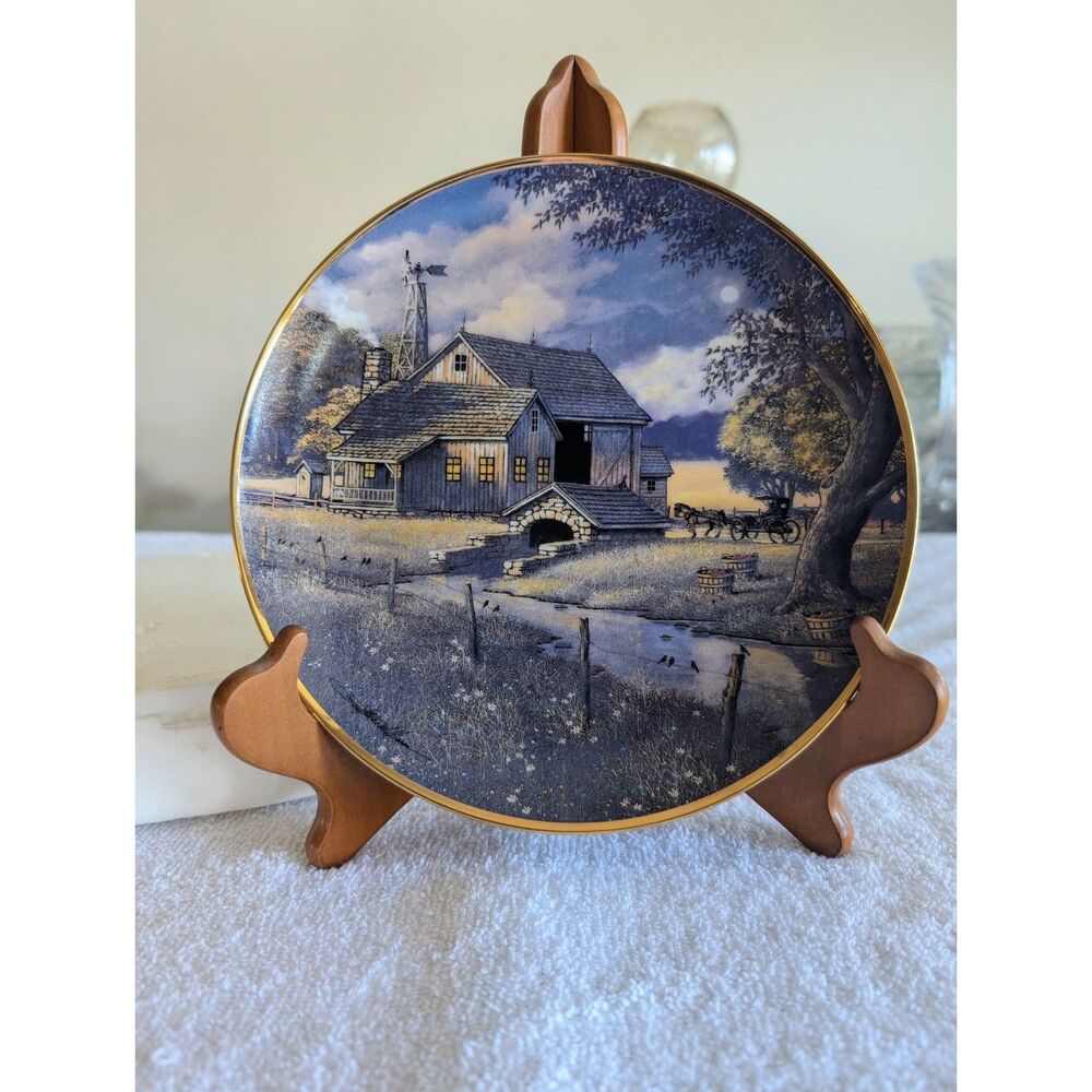 Franklin Mint Harvest Homestead Paul Mac Williams Collector Plate